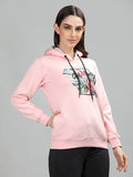 Neva Women Hoody Neck Full Sleeves Sweatshirt Printed pattern