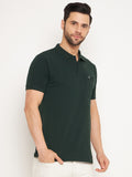 Neva Men Polo Neck Half Sleeves T-shirt Solid Pattern Chest Pocket