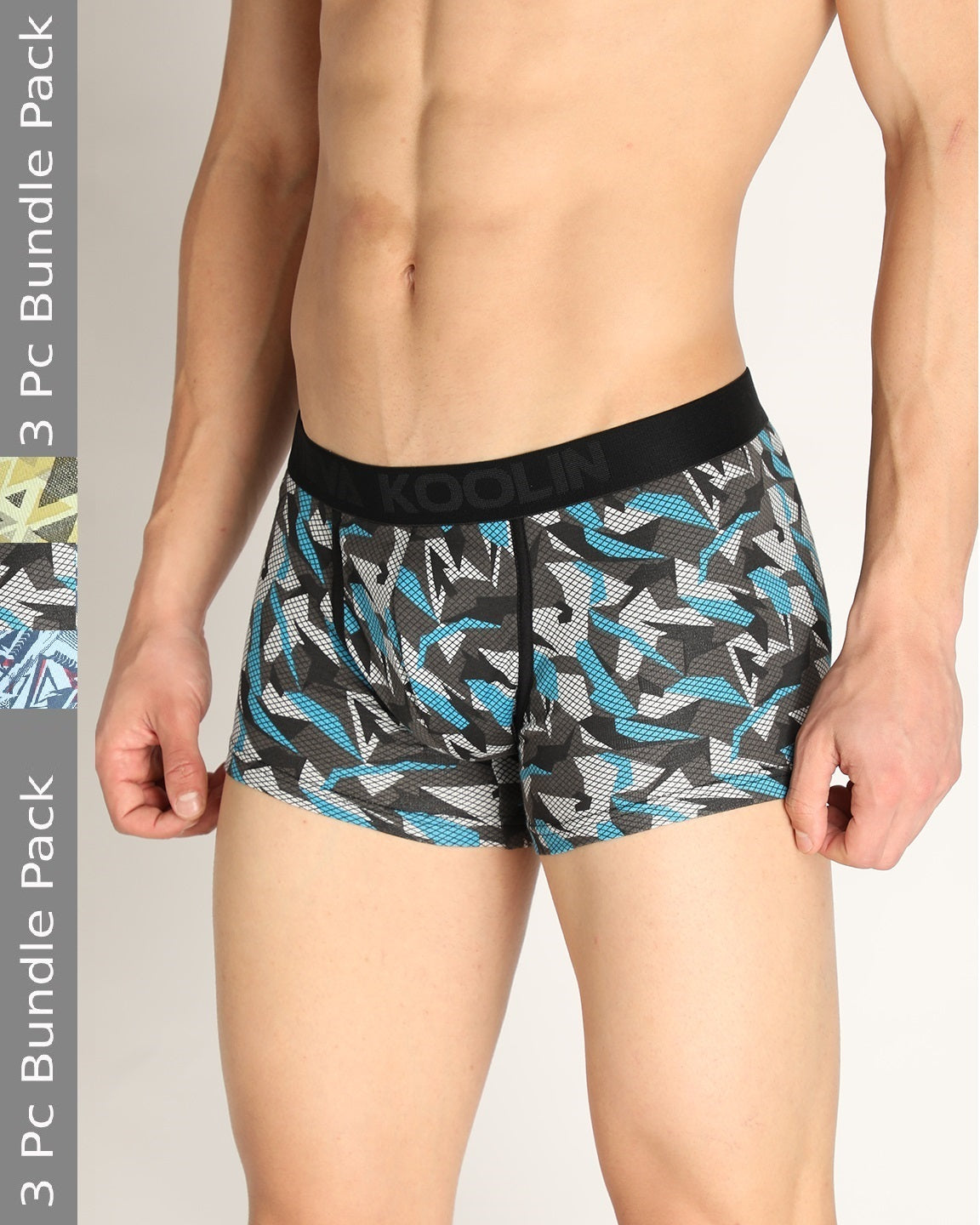 Neva Koolin Printed Men Short Trunk| Pack of 3